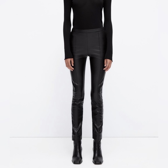 Discover 55+ zara leather pants in.eteachers